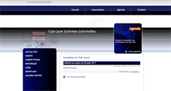 Desktop Screenshot of club-canin.schirrhein-schirrhoffen.fr